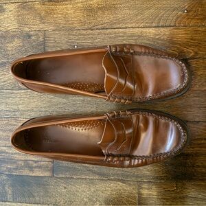 G.H. Bass & Co. Tan Leather Loafers